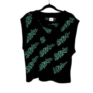 H&M x NO FEAR Sweater Vest 1990's Y2K Vintage Inspired Academic Grunge Sweater